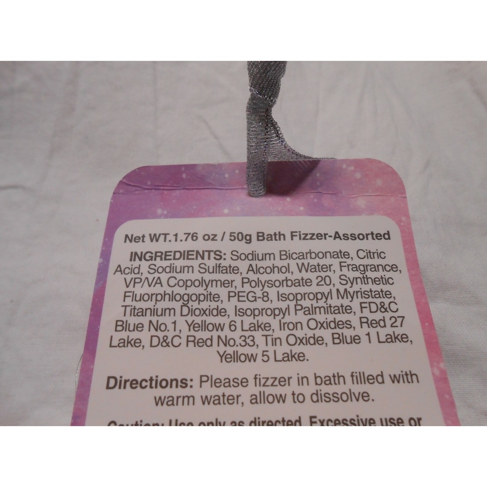 NEW green Unicorn Face Bath Fizzer Bomb Spa 1.76oz Great Girls party favor Gifts - Picture 3 of 4